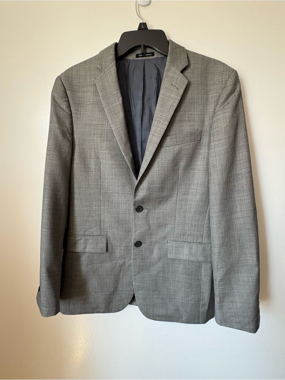 Egara Light Gray Two-Button Sport Coat